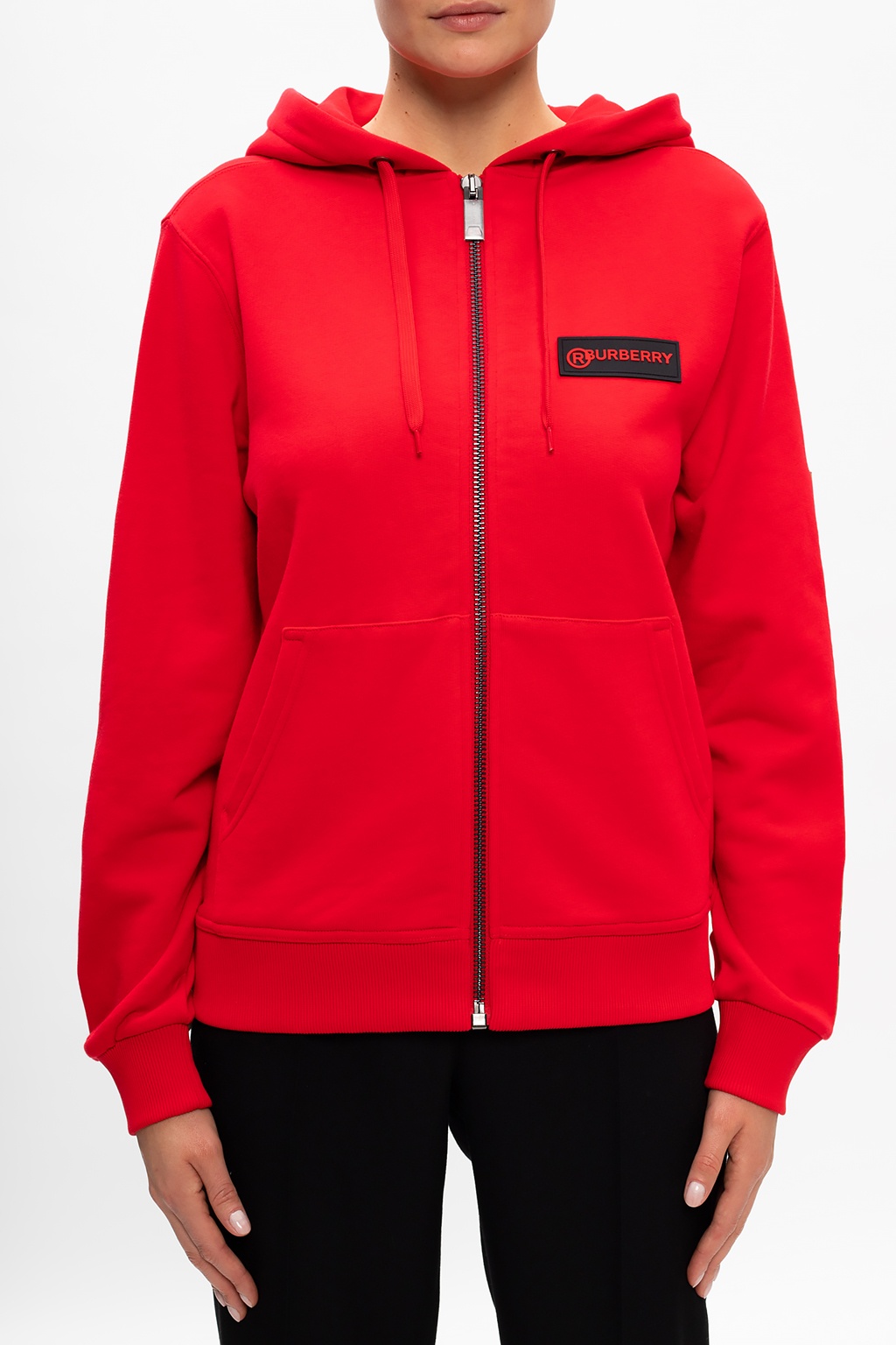 Burberry red hoodie best sale